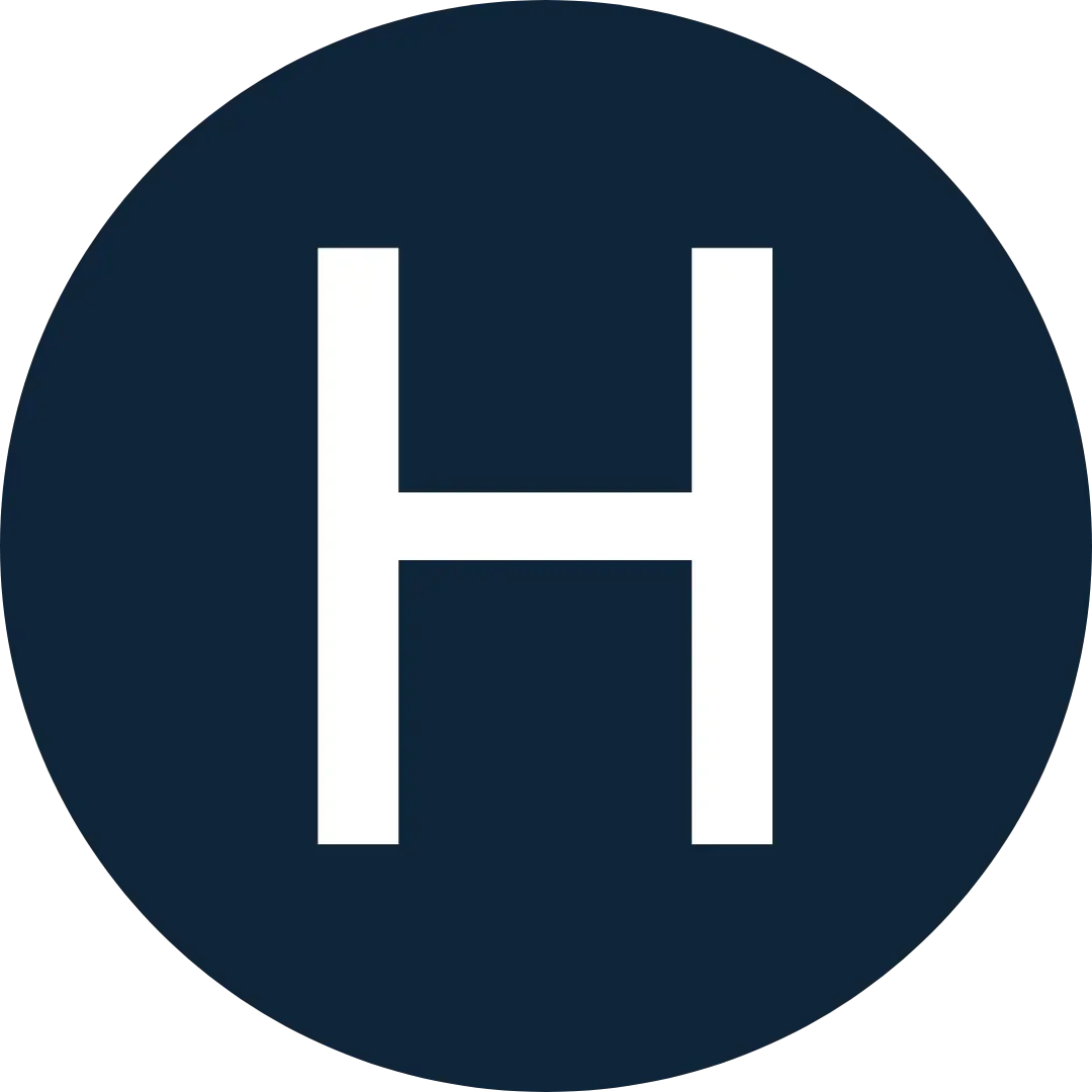 Blue Letter Placeholder H