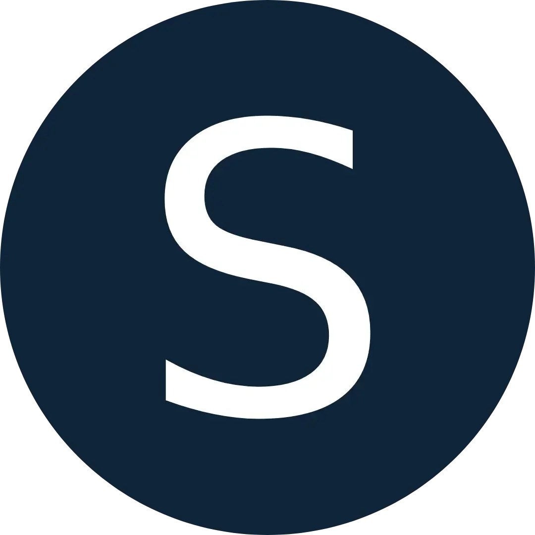 Blue Letter Placeholder S